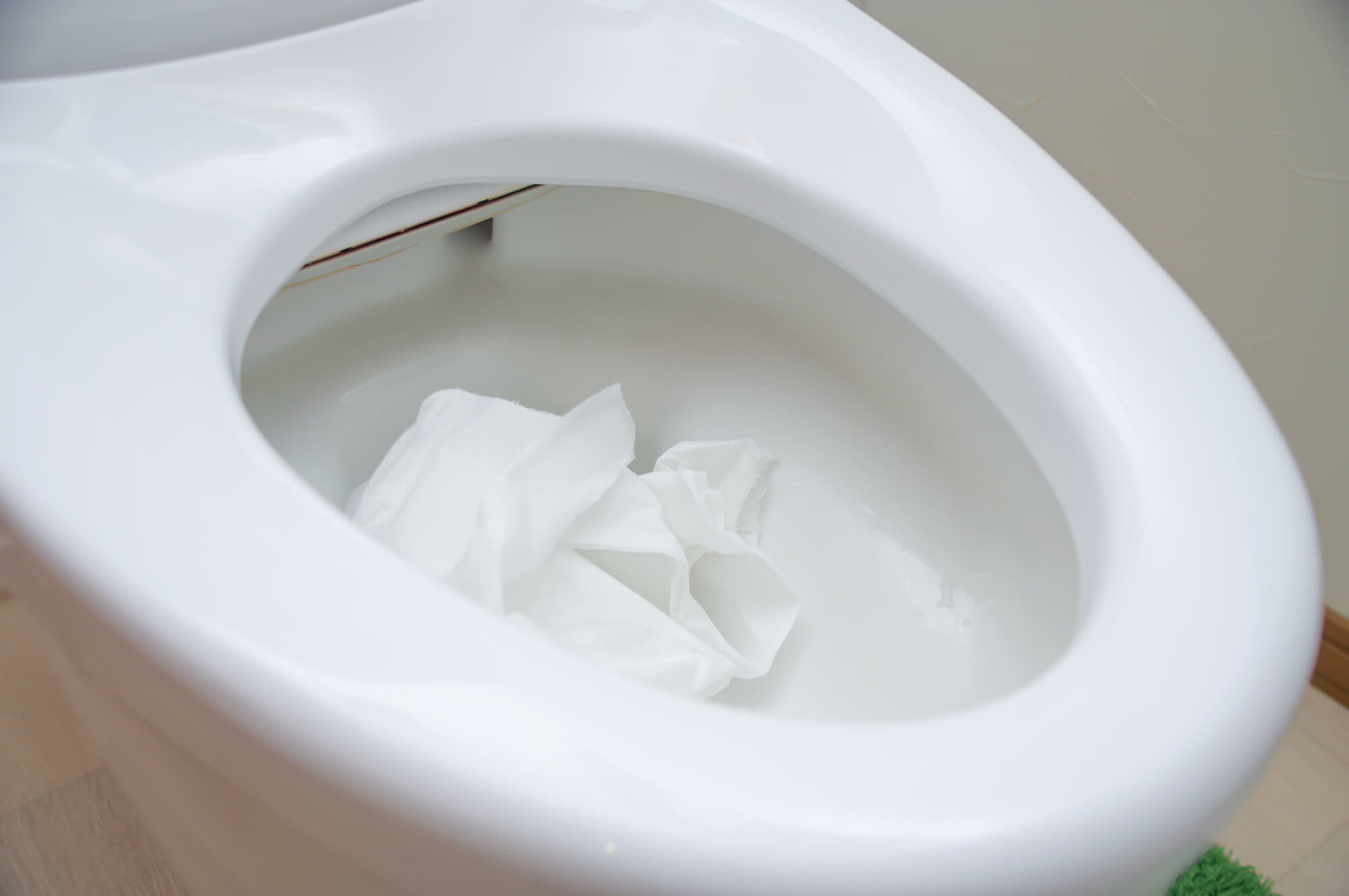 自然にトイレつまりが解消するケース